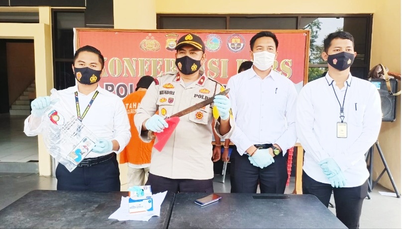 Polres Bengkulu Release 3 Tsk, Dari Kasus UU ITE Hingga Sajam