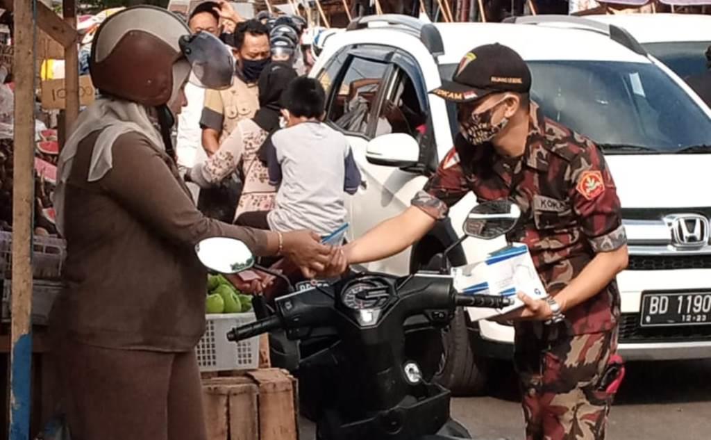 Semarak Milad ke-55, KOKAM Rejang Lebong Berbagi 2.000 Masker Gratis