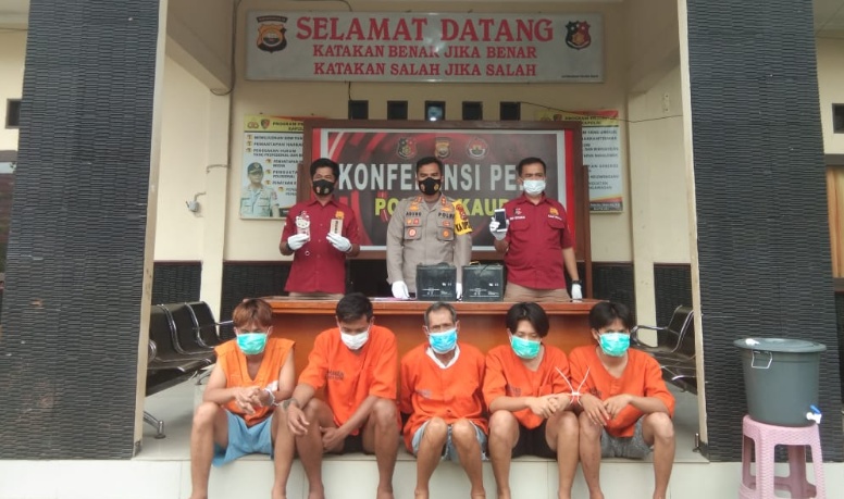 Polres Kaur Gelar Konferensi Pers Keberhasilan Pengungkapan Kasus