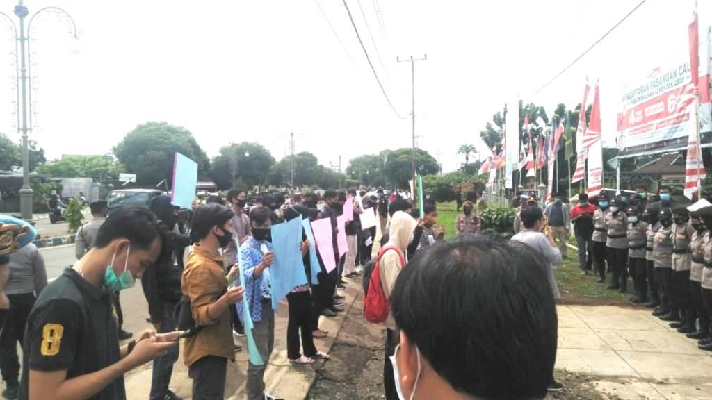 Aksi Demo KPPK Tuntut Pilkada Kaur Diambil Alih KPU RI, Imbas Kasus Mutasi Gusril