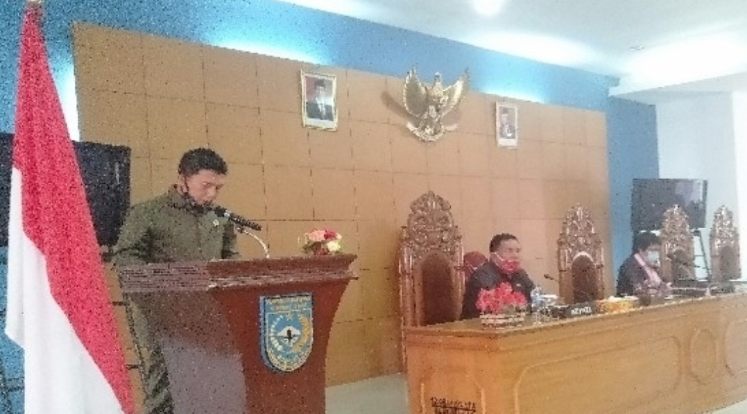 Paripurna DPRD BU Pandangan Umum Fraksi Terhadap Raperda Perubahan Atas Perda Nomor 14 Tahun 2016