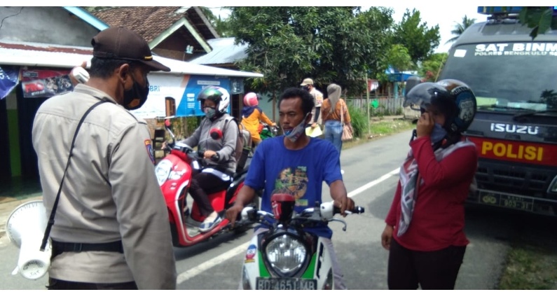 Operasi Yustisi, Tim Gabungan BS Sosialisasikan Prokes dengan Berkeliling