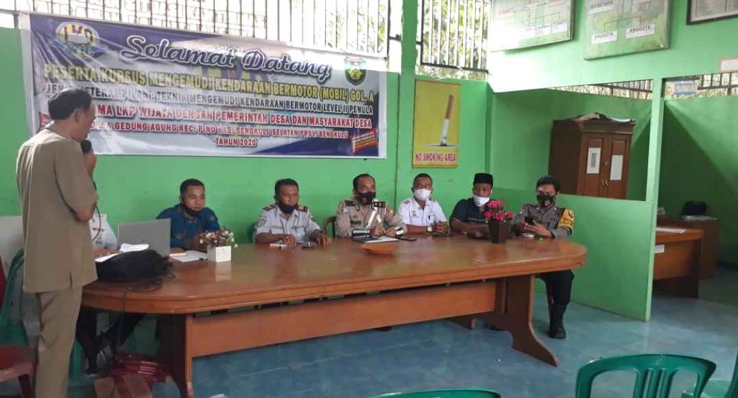 Pemdes Gedung Agung Gelar Sosialisasi Kursus Mengemudi