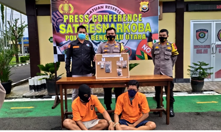 Ungkap Kasus Narkoba, Polres Bengkulu Utara Amankan Napi Asimilasi