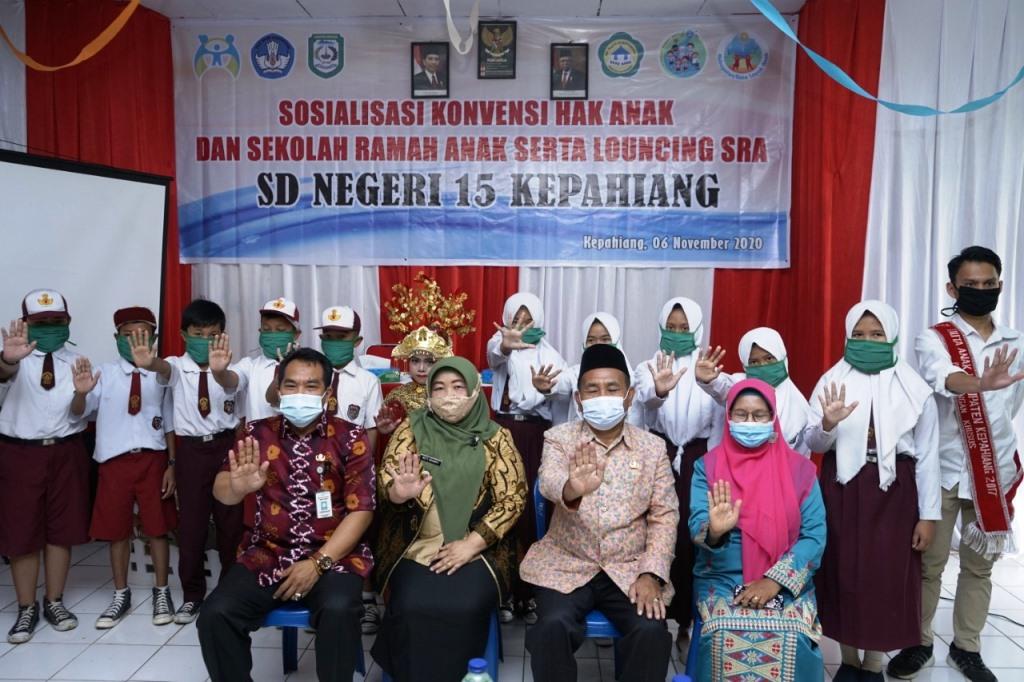 Lauching Sekolah Ramah Anak di SDN 15 Kepahiang