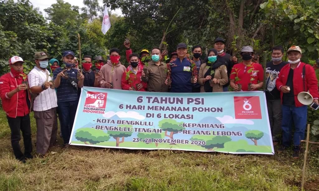 Peringati HUT ke-6, PSI Tanam Pohon Selama 6 Hari di 6 Lokasi