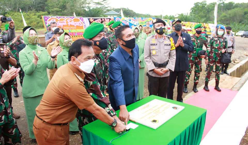 Denzipur 14/Gana Bhadrika Bengkulu Tengah Diresmikan