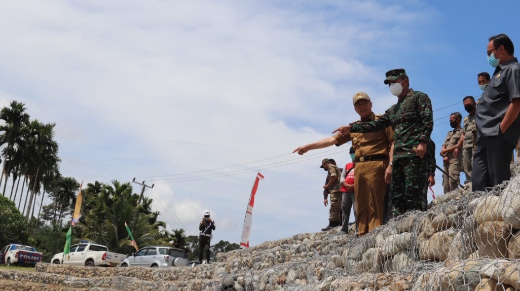 Kolaborasi Pemprov Bengkulu-Korem 041 Gamas Bangun Infrastruktur