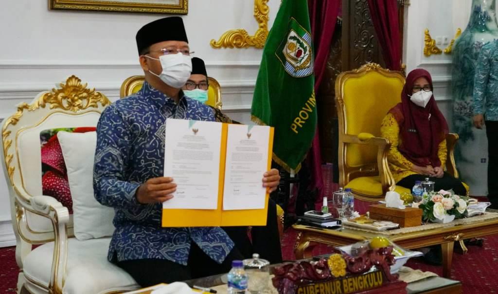 BPK Serahkan Audit Penanganan Covid-19 Provinsi Bengkulu, Hasilnya Baik!
