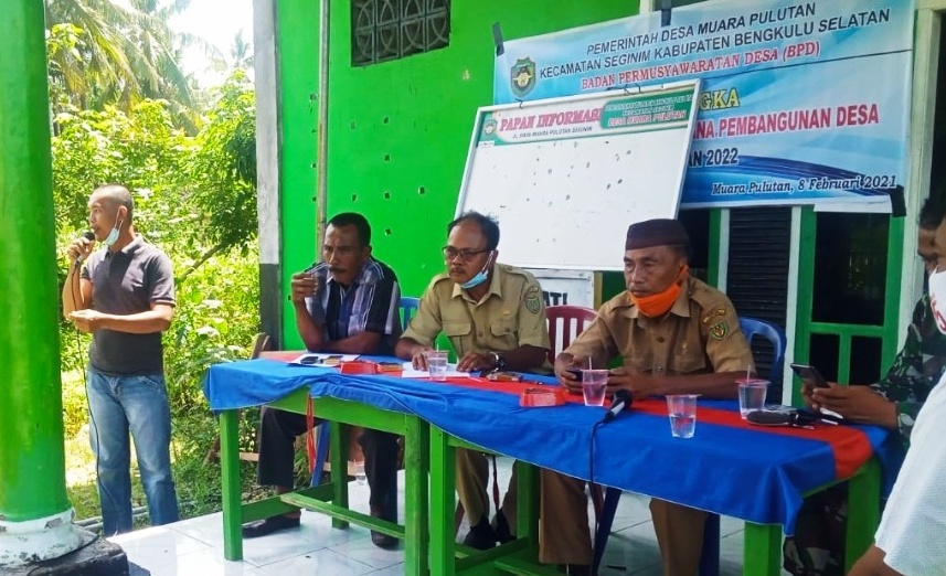Musdes Muara Pulutan, Bahas Rencana Pembangunan Desa 2022