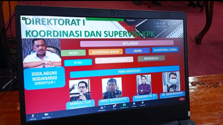 KPK Dorong Pemprov Bengkulu Amankan Seluruh Aset Daerah