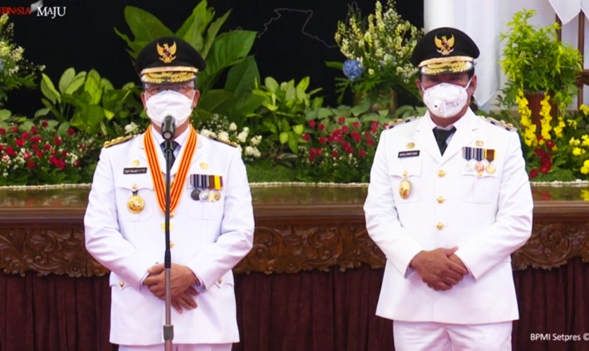 Dilantik Presiden Jokowi di Jakarta, Rohidin-Rosjonsyah Usung Visi Besar Bangun Bengkulu