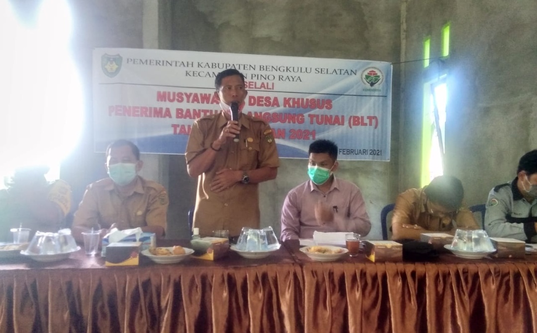 Gelar Musdesus, Pemdes Selali Tetapkan Penerima BLT-DD 2021