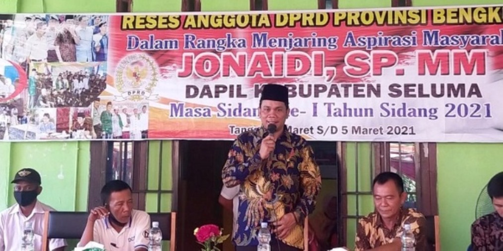 Gelar Reses di Seluma, Jonaidi akan Perjuangkan Aspirasi Masyarakat