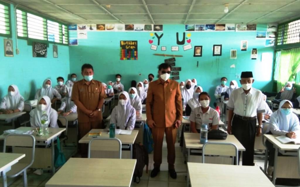 Lakukan Sidak, Dewan Provinsi Bengkulu Pastikan KBM 	Tatap Muka Terapkan Prokes