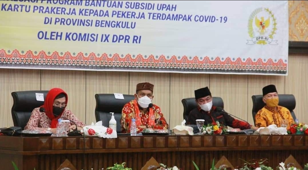 Dua Program bagi Pekerja Terdampak Covid-19 di Bengkulu Berjalan Baik