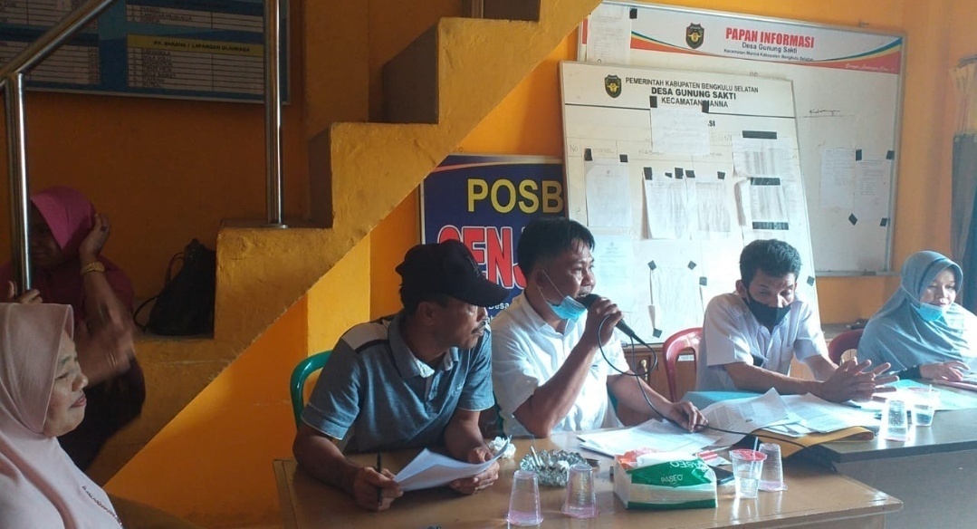 Musdesus Gunung Sakti Tetapkan 71 KPM BLT Dana Desa 2021