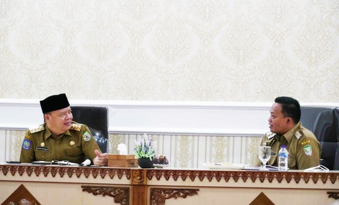 Pertemuan Gubernur Rohidin dan Bupati Erwin Bahas Beberapa Poin Penting