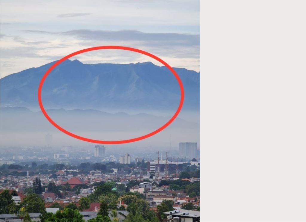 Ada Lafaz Allah di Foto Gunung