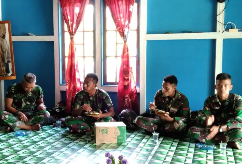 Rapat bersama Bupati Landak, Danramil Menjalin Sampaikan Ini