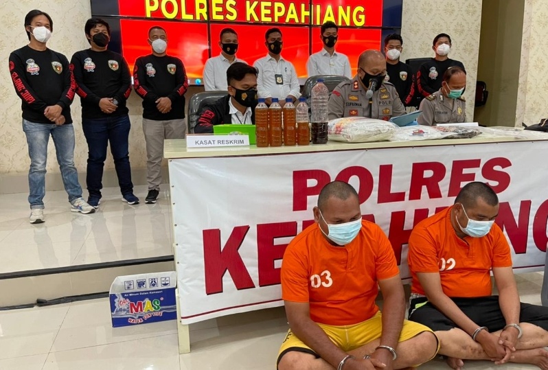 Dua Pelaku Penipuan Modus Jual Madu  Dibekuk Polres Kepahiang
