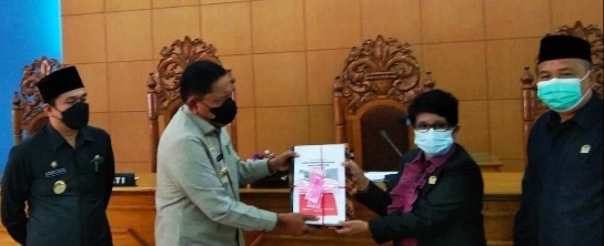 Paripurna DPRD BU, Penyampaian Nota Pengantar Ranwal RPJMD 2021-2026