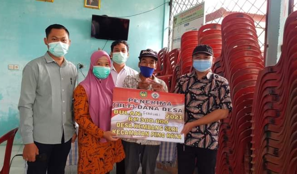 Pemdes Kemang Seri Salurkan BLT DD Tahap Kedua Tahun 2021