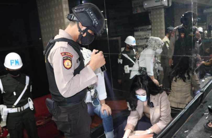 Gelar Ops Gabungan, Polda Bengkulu Razia Tempat Hiburan Malam