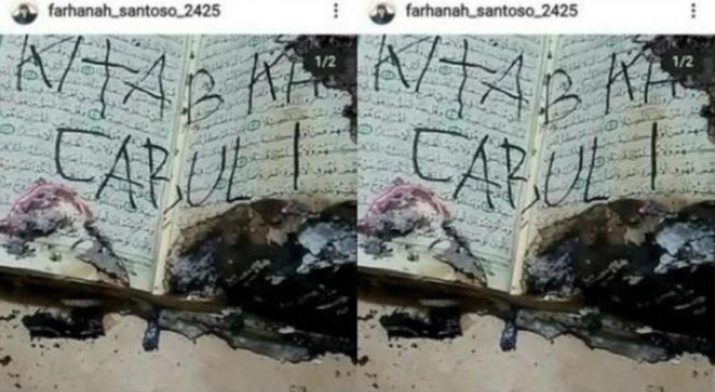 Pengungah Video Pembakaran Al-Quran Ditangkap Polisi