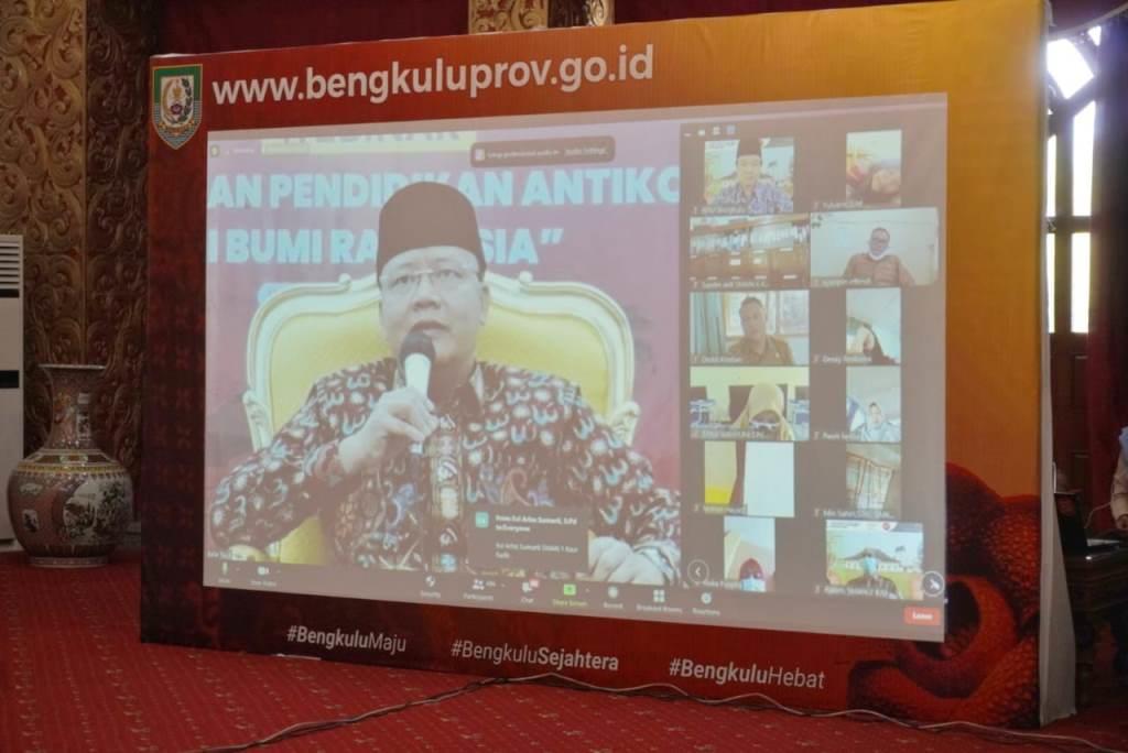 Pemprov Bengkulu akan Jadikan Pendidikan Anti Korupsi sebagai Mata Pelajaran