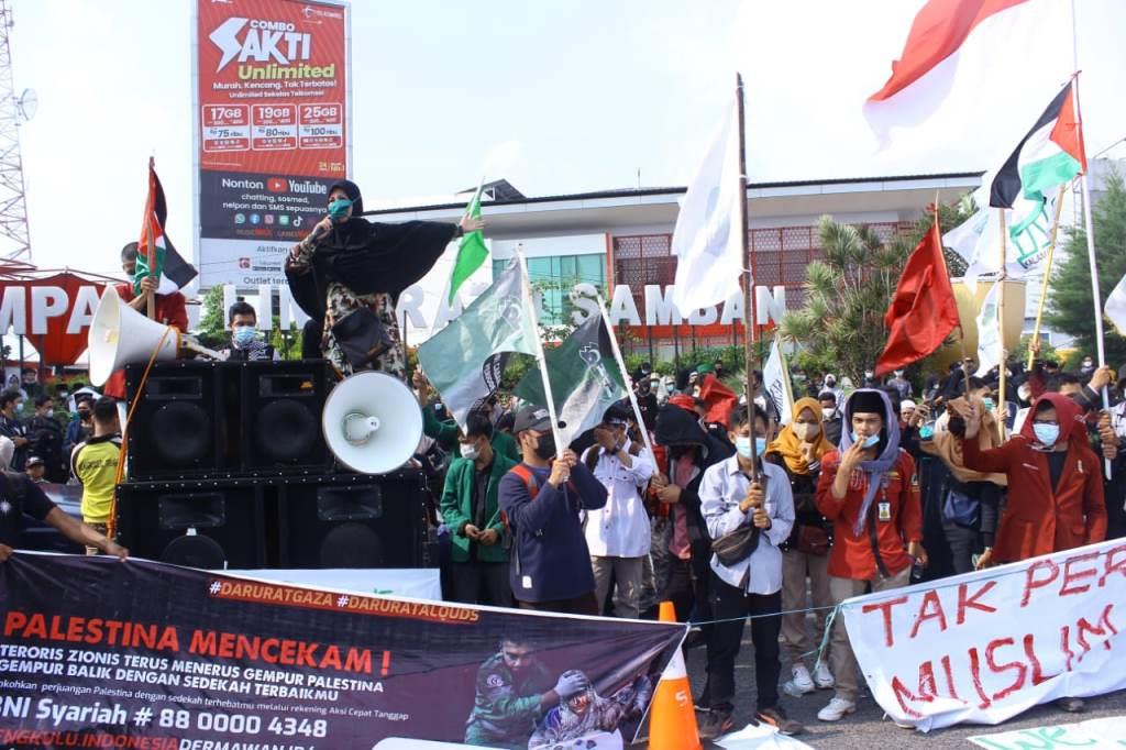 Aksi Solidaritas dari Bengkulu Kecam Israel: “Tak Perlu Jadi Muslim untuk Bela Palestina”