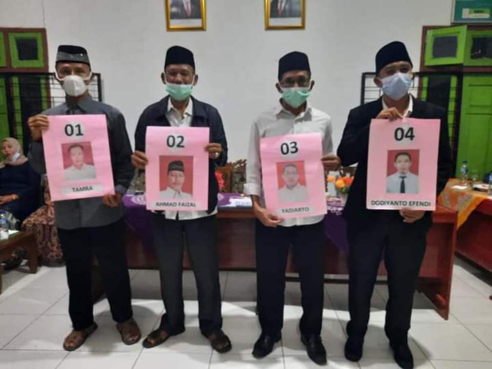 Empat Calon Kades Kayu Ajaran Bengkulu Selatan Deklarasikan Pilkades Damai