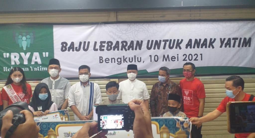 RYA Bengkulu Bagikan Voucher Baju Lebaran untuk 116 Orang  Anak Yatim