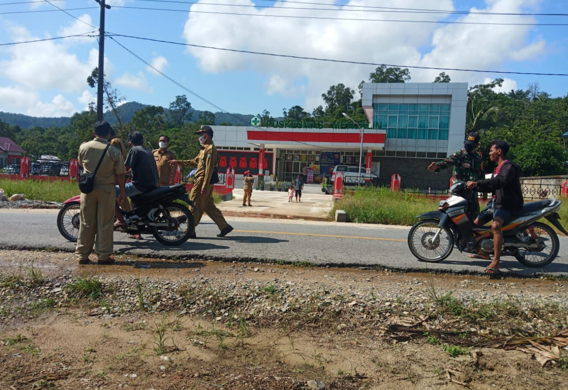 Operasi Yustisi Covid-19 Digelar Koramil dan Polsek Menjalin