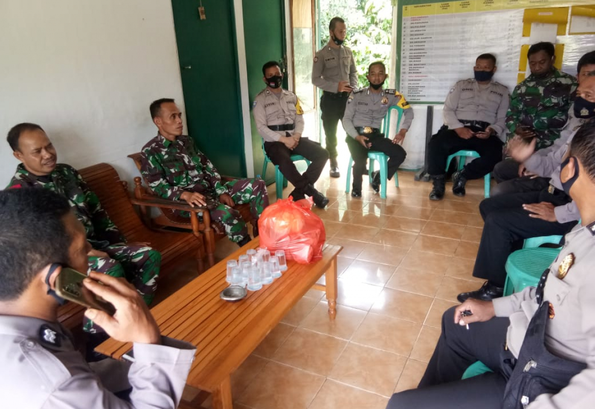 Koramil dan Polsek Sengah Temila Makan Bersama, Ini Tujuannya