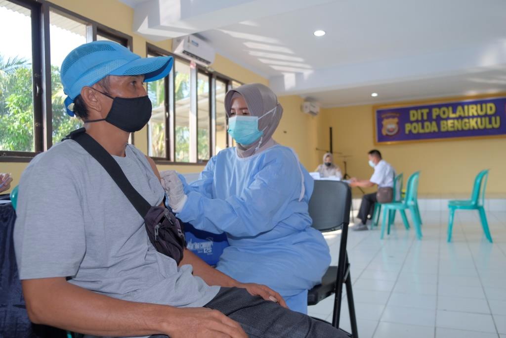 Polda Bengkulu Ajak Masyarakat Ikuti Vaksinasi Covid-19