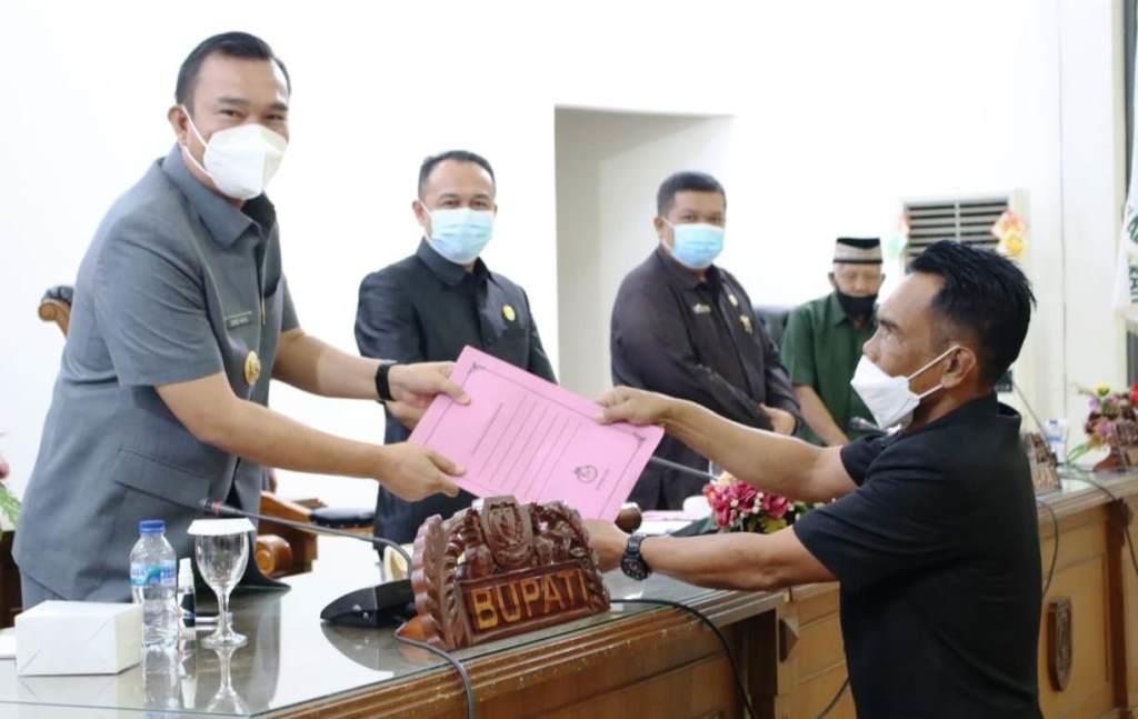 DPRD Kepahiang sampaikan Rekomendasi Atas LHP BPK RI Terhadap LKPD 2020