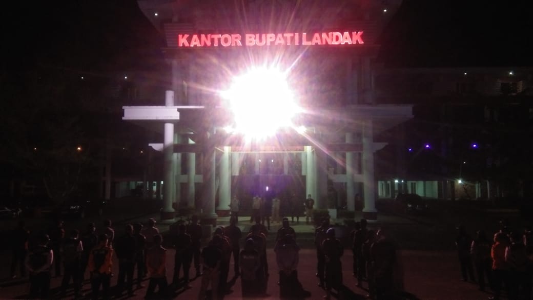 Danramil dan Camat Sengah Temila Ajak Warga Patuhi Protokol Kesehatan