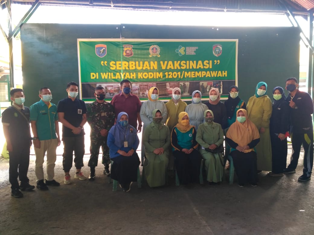 Ikut Dukung Serbuan Vaksinasi, ini Yang Dilakukan Istri Para Babinsa