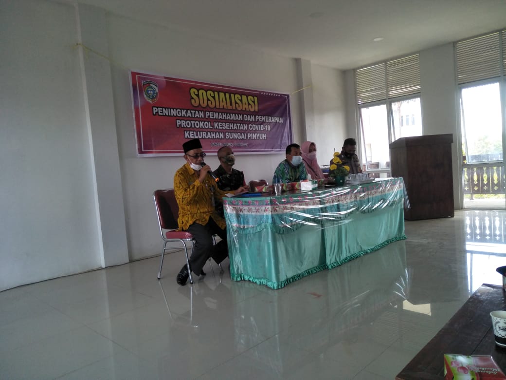 Babinsa Hadiri Sosilisasi Penerapan dan Protokol Kesehatan Covid-19