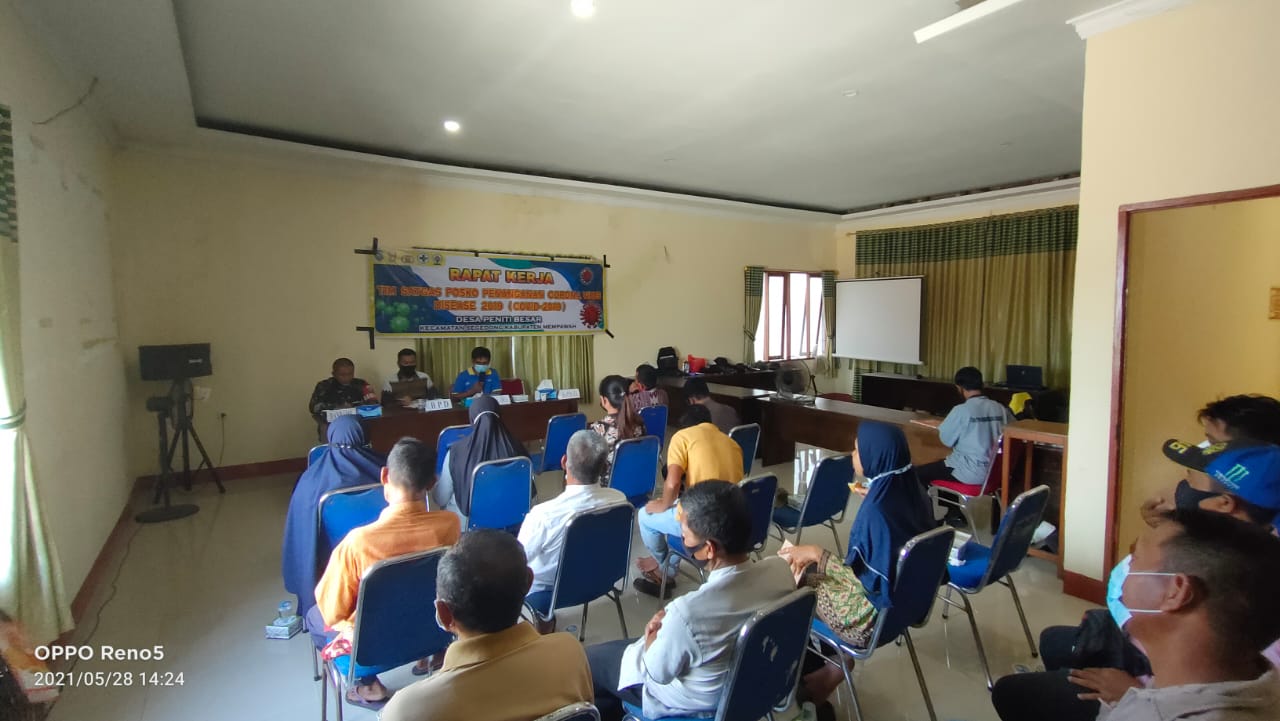 Tangani pandemi, Koramil Jongkat Percepat Penanganan Covid-19