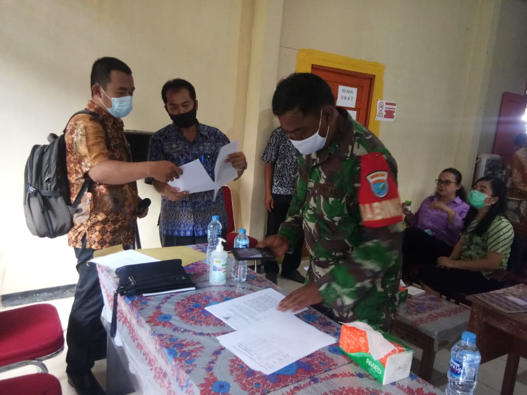 Dinas Kesehatan Kabupaten Landak Gandeng Koramil Sengah Temila Gelar Pelatihan Tracer