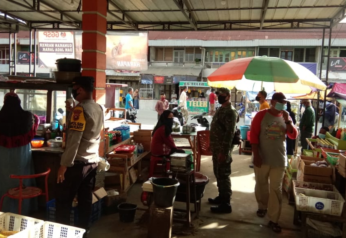 Dandim 1201 Beri Semangat TNI, Polri dan Satgas Covid-19 Tak Lelah Sosialisasikan Prokes