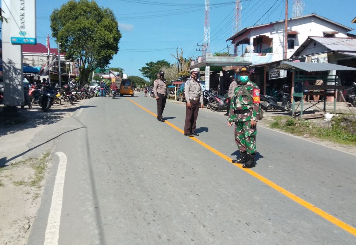 Dandim 1201: Operasi Yustisi Koramil Mandor dan Polsek Untuk Tingkatkan Kesadaran Masyarakat