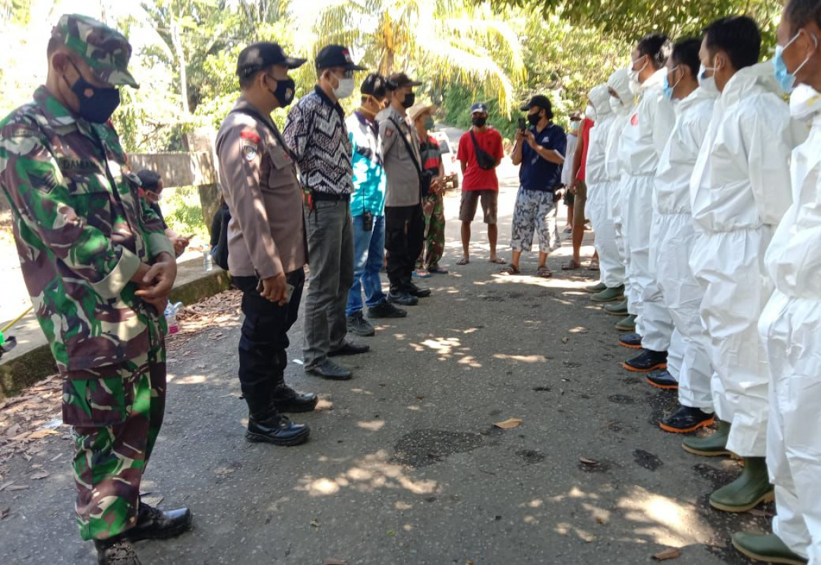 Komorbit Asma, Warga Sengah Temila Dimakamkan dengan Prosedur Covid-19, Demi Pencegan Covid-19