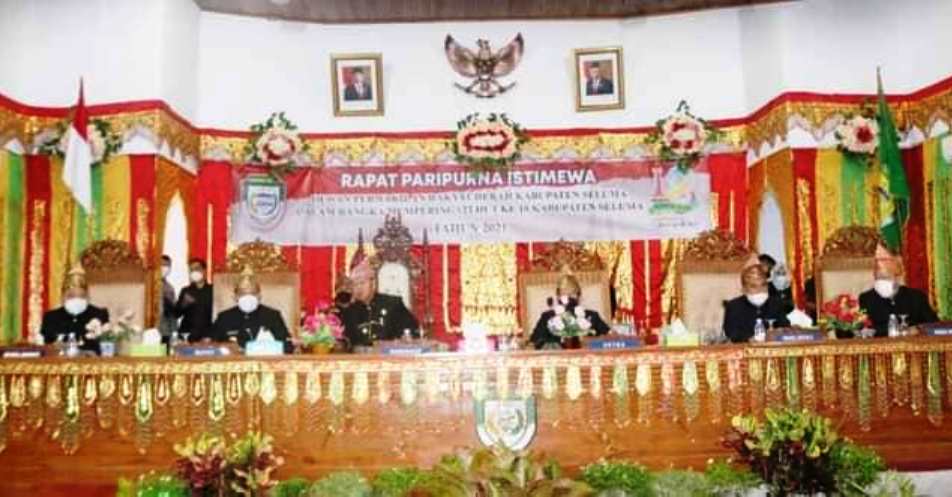 DPRD Seluma Gelar Paripurna Istimewa Peringati HUT Kabupaten Seluma Ke-18