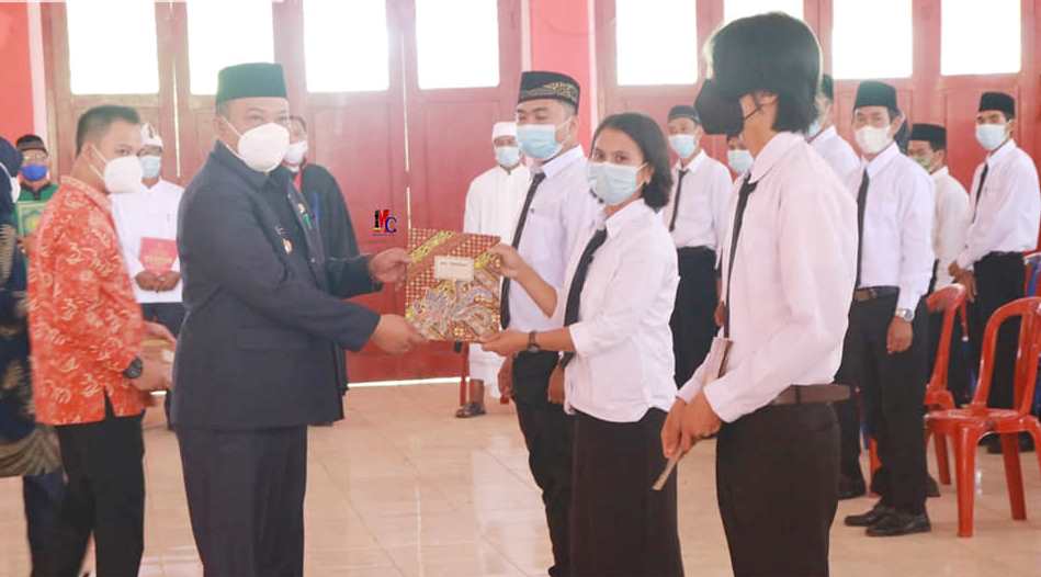 Lantik Anggota BPD, Bupati Erwin ingatkan Prokes dan Sinergi Bangun Desa