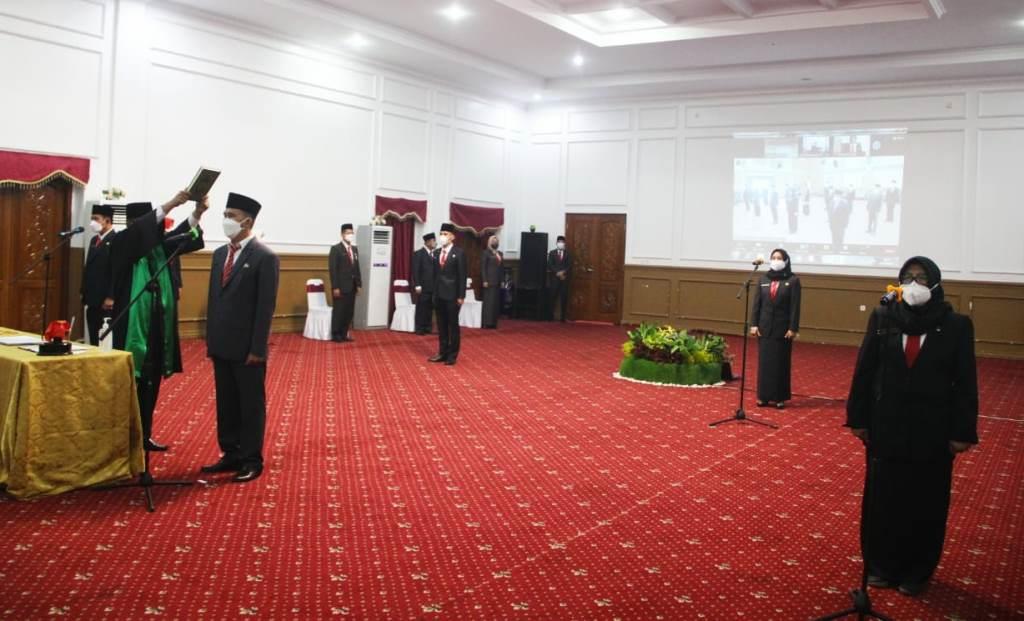 Lantik 134 Pejabat, Gubernur Rohidin Minta ASN Melek Teknologi