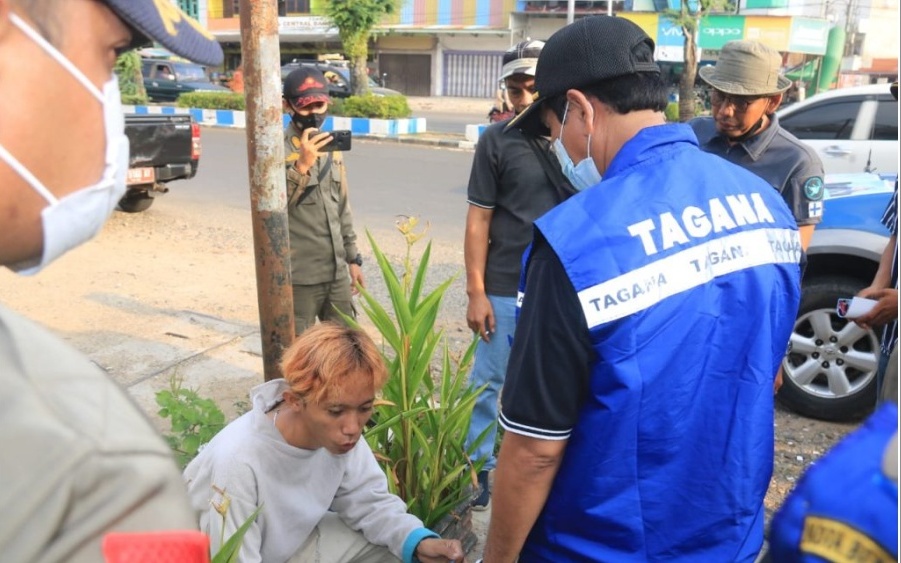 Tegakan Perda, Dinsos dan Satpol PP Kembali Tertibkan Gepeng