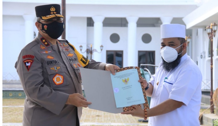 Kapolda Bengkulu Terima Hibah Lahan dari Pemkot, Akan Dibangun Safety Driving Center